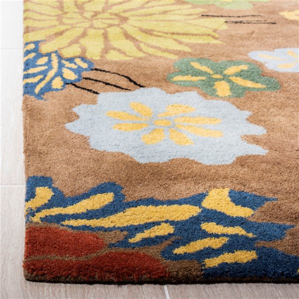 Safavieh Soho Brown Rectangular 5-ft x 8-ft Indoor Area Rug