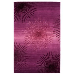 Safavieh Soho 6-ft x 9-ft Purple Rectangular Indoor Handcrafted Area Rug