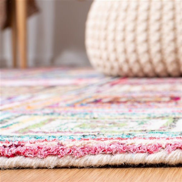 Safavieh Nantucket 3-ft x 5-ft Creme Rectangular Indoor Throw Rug