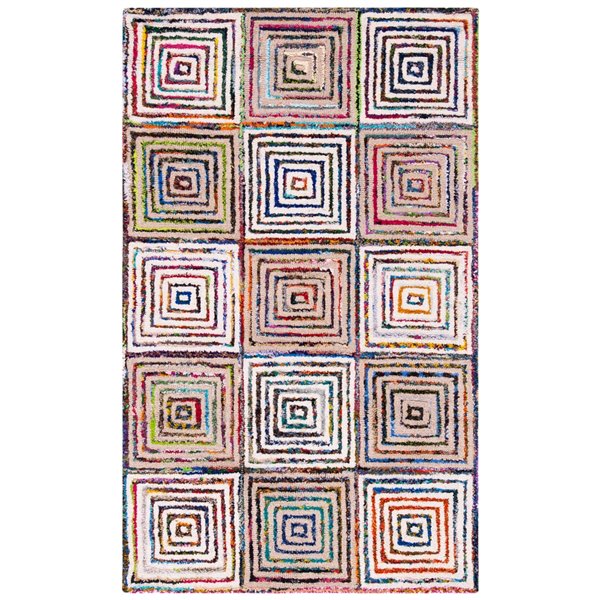 Safavieh Nantucket 3-ft x 5-ft Creme Rectangular Indoor Throw Rug