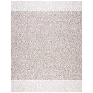 Safavieh Nantucket 9-ft x 12-ft Ivory/Taupe Rectangular Indoor Handcrafted Area Rug