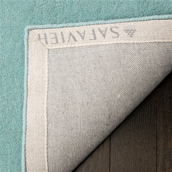 Safavieh Soho 6-ft x 9-ft Light Teal Rectangular Indoor Area Rug