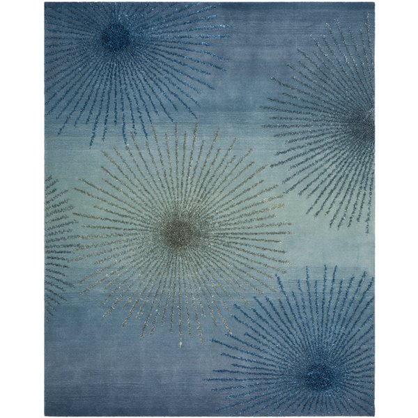 Safavieh Soho 6-ft x 9-ft Denim Rectangular Indoor Area Rug