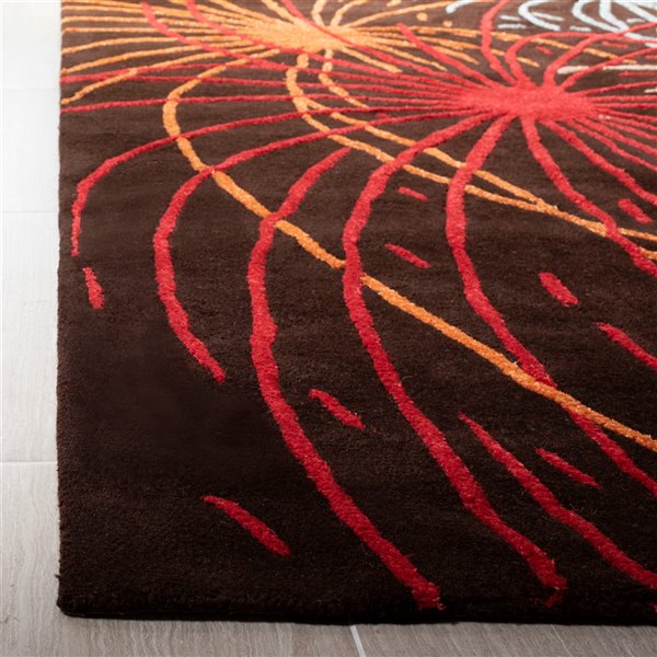 Safavieh Soho 5-ft x 8-ft Rectangular Indoor Brown Area Rug