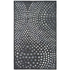 Safavieh Soho 3-ft x 4-ft Dark Grey Rectangular Indoor Handcrafted Area Rug