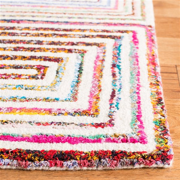 Safavieh Nantucket 6-ft x 9-ft Ivory Rectangular Indoor Handcrafted Area rug