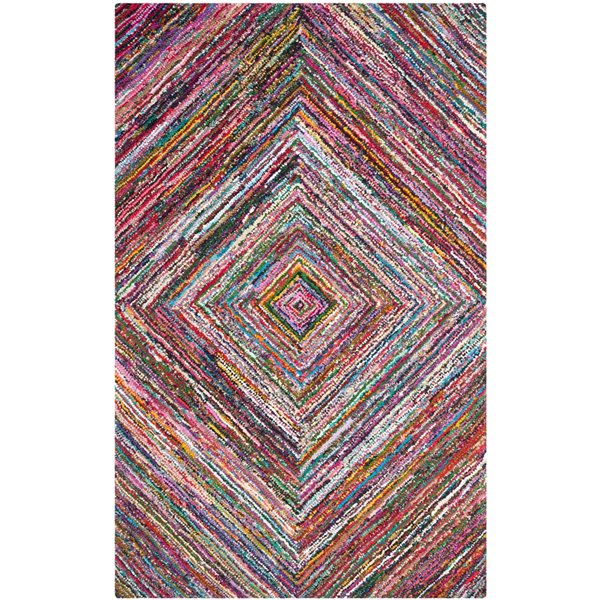 Safavieh Nantucket 6-ft x 9-ft Multi Handcrafted Rectangular Indoor Area rug