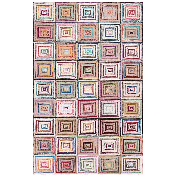 Safavieh Nantucket 5-ft x 8-ft Creme Rectangular Indoor Area Rug ...