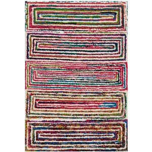 Safavieh Nantucket 2-ft x 3-ft Ivory Rectangular Indoor Handcrafted Throw rug