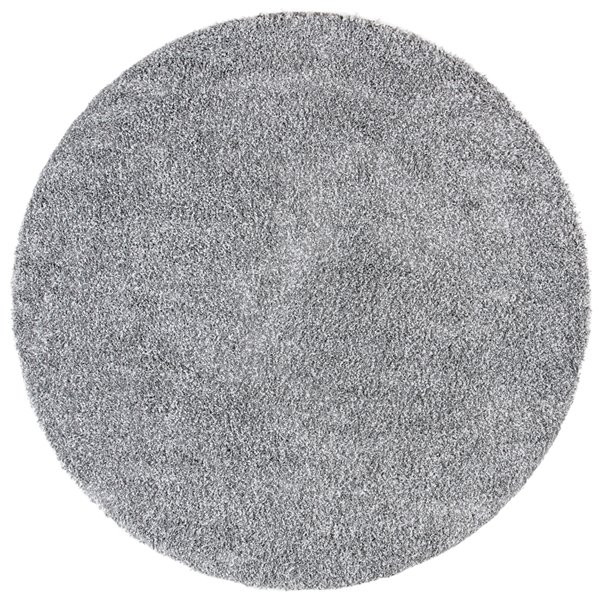 Safavieh Evolution Shag 7-ft x 7-ft Grey Round Indoor Area Rug