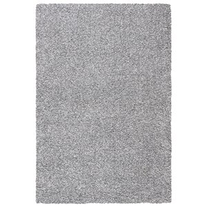 Safavieh Evolution Shag 3-ft x 5-ft Grey Rectangular Indoor Throw Rug