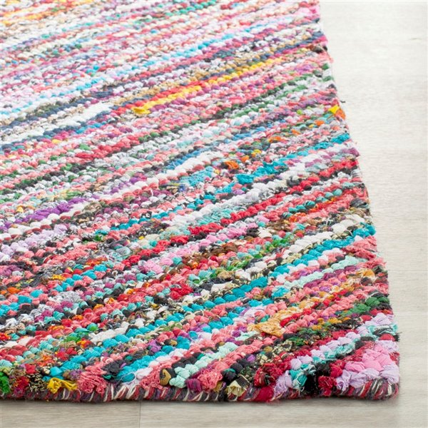 Safavieh Nantucket 2.3-ft x 4-ft Multi Rectangular Handcrafted Throw rug - Indoor