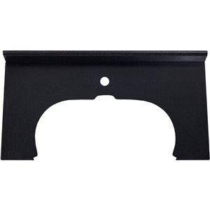 Dessus de meuble-lavabo simple en pierre noire d'American Imaginations de 33 po
