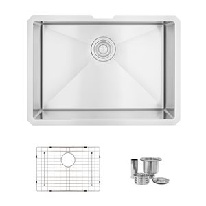 Évier de cuisine simple sous plan Styluxe Teal de Stylish, 25 po x 18 po