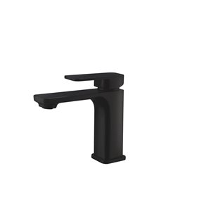 Stylish Single Handle Bathroom Faucet Black