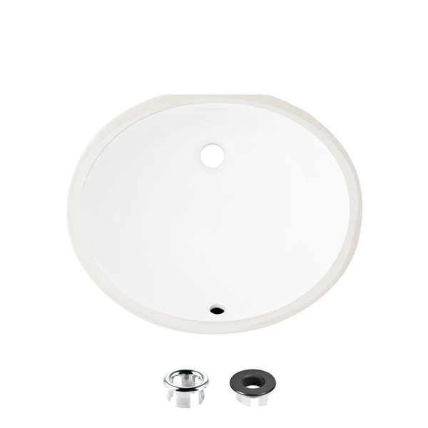 Stylish White Porcelain Undermount Oval, Small Porcelain Undermount Bathroom Sinks