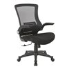 Office Star Products Screen Back Manager's Chair in Mesh Seat with PU  Padded Flip Arms with Silver Accents Black EM60926P-3M - Best Buy