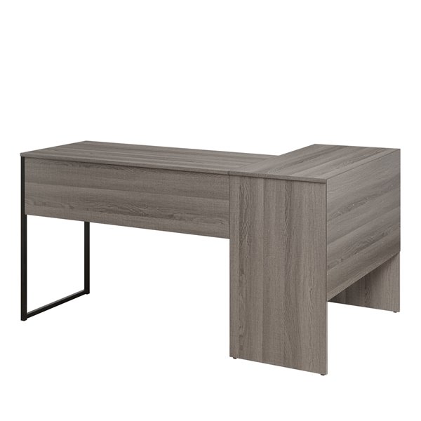 Bureau en L gris Hagney Lane de OSP Home Furnishings moderne/contemporain, 38,69 po