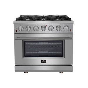 Four à convection autoportant Alta Qualita de 36 po à 6 brûleurs de FORNO