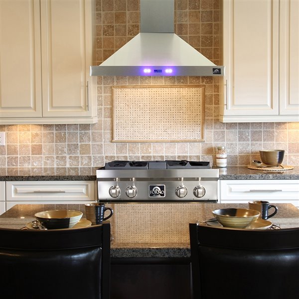 FORNO Siena 30 Inch Ducted Stainless Steel Wall-mounted Range Hood  FRHWM5084-30 | RONA