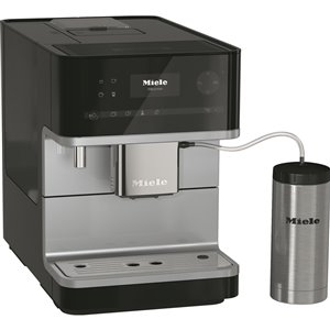Machine Espresso Cm6350 programmable noire Miele, en plastique, super automatique