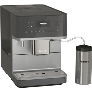 Machine Espresso Cm6350 programmable grise Miele, en plastique, super automatique