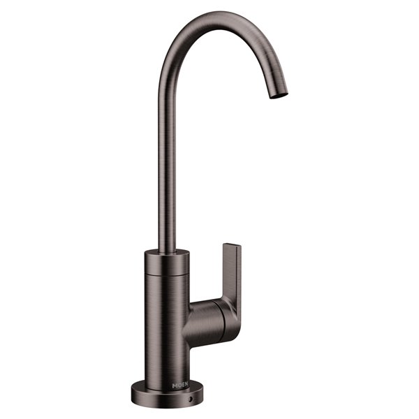 MOEN Sip Modern Black Stainless Steel 1 Handle Deck Mount High Arc   330842604 MainImage 001 L 