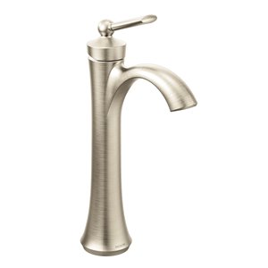 Robinet de lavabo Wynford à 1 poignée, 1 trou, WaterSense, nickel brossé, de Moen