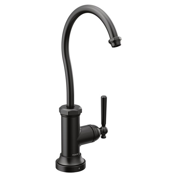 MOEN Sip Matte Black 1-handle Deck Mount High-arc Handle/lever Residential Kitchen Faucet