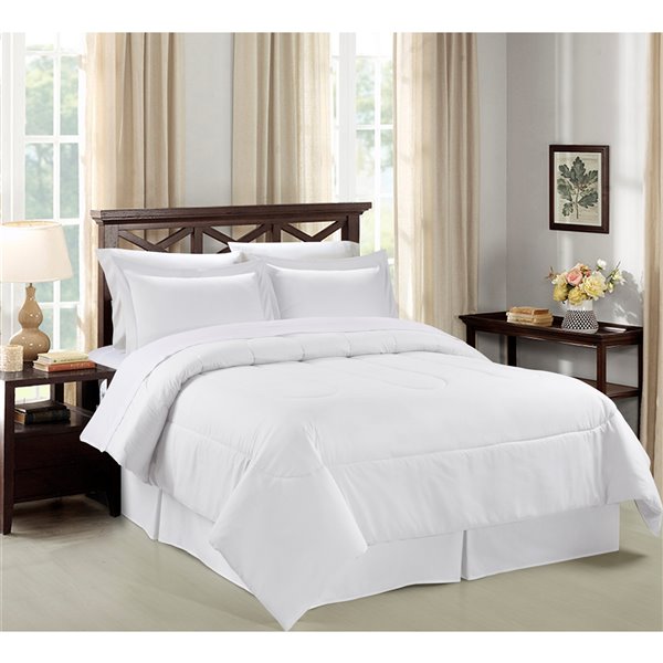 Long Comforter Set 108648 Wht T Rona, Twin Long Bedding