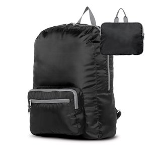Sac à dos noir 12 po x 5 po x 17 po, par Marin Collection