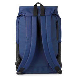 Marin Collection 12-in x 5.5-in x 17-in Blue Backpack