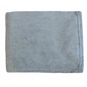 Couverture en polyester gris 43 po x 55 po par Marin Collection