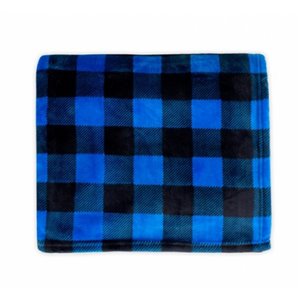 Couverture en polyester 60 po x 70 po, bleu, par Marin Collection
