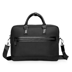 Sac de messager noir 15 po x 4 po x 12 po, par Marin Collection