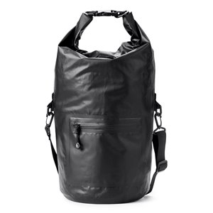 Sac à bandoulière noir 10 po x 10 po x 24 po, par Marin Collection