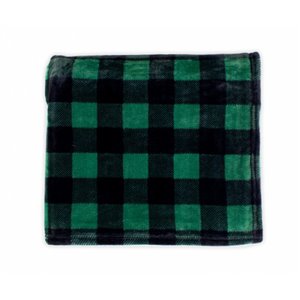 Couverture en polyester vert 60 po x 70 po par Marin Collection