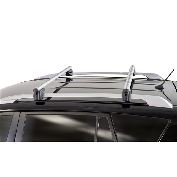 HOMCOM Barres de Toit Voiture Universel Porte-Bagage en Aluminium