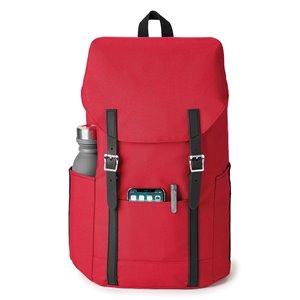 Marin Collection 12-in x 5.5-in x 17-in Red Backpack