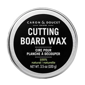 Cire pour planche à découper et bloc de boucher, 100 % naturelle de Caron & Doucet, 100 g