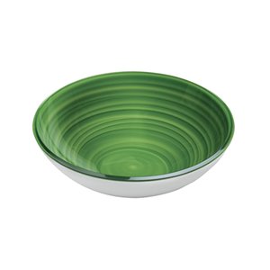 Bol Twist vert, moyen, par Guzzini