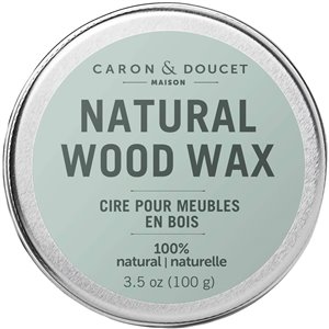 Cire pour bois 100 % naturelle de Caron & Doucet, 100 g