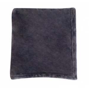 Couverture 60 po x 70 po en polyester gris par Marin Collection