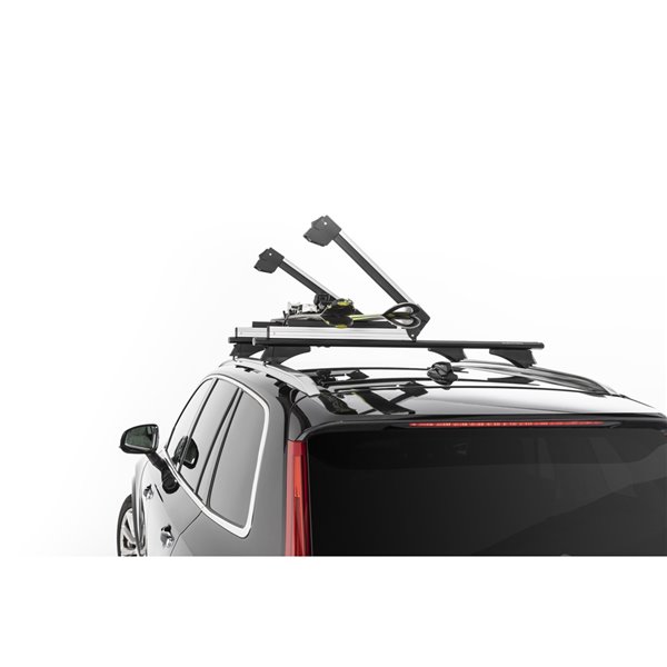 Porte ski pour barre de toit - Équipement auto