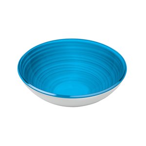 Bol Twist bleu, moyen, par Guzzini