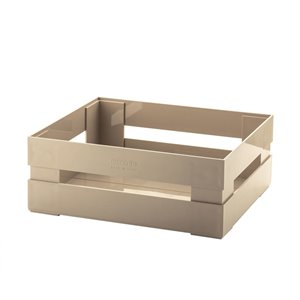 Bac en plastique Kitchen Active beige 12 po l. x 4,5 po h. x 8,7 po p. de Guzzini