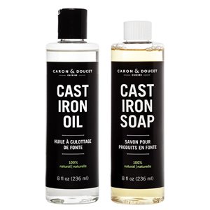 Ensemble de nettoyage et hydratant pour fonte de Caron & Doucet, 236 ml, 100% végétal