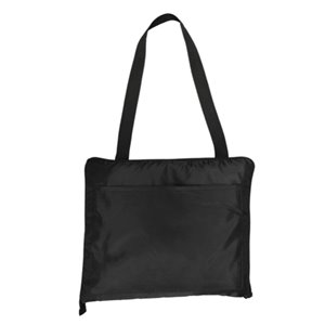 Couverture en polyester noir 46 po x 54 po par Marin Collection