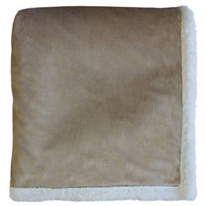 Couverture en polyester bronze 50 po x 60 po par Marin Collection
