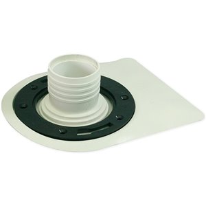 Joint d'étanchéité pour toilette universelle avec manchon et boulons Myne de Masterseal, caoutchouc